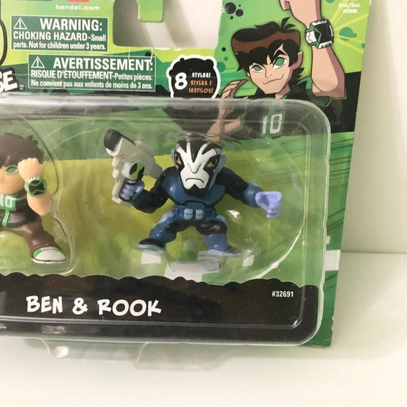 2013 Ben 10 Omniverse Ben and Rook Mini Figures  Bandai Cartoon Network - Picture 3 of 16